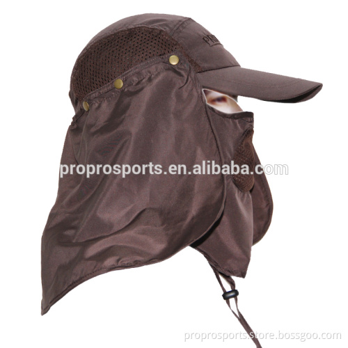 Quick Dry Outdoor Sport Fishing Jungle Cap Hiking Hat Travller Cap W/ Removable Face Neck Flap sun Protection